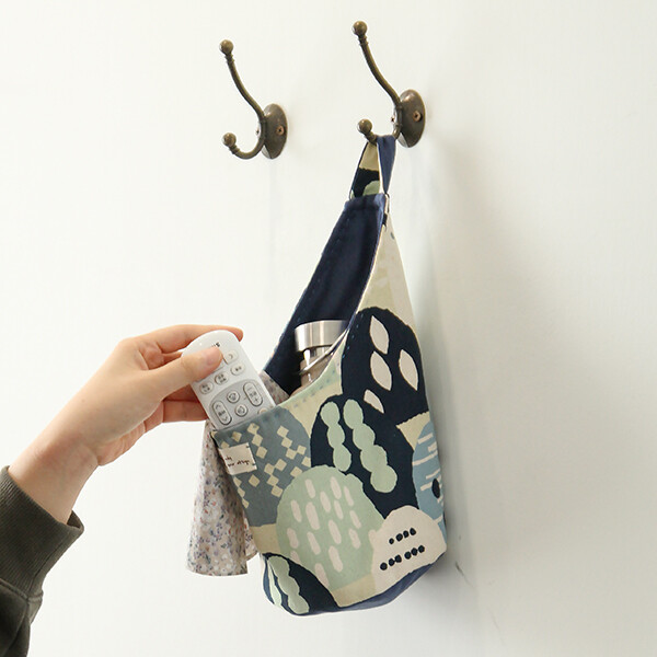 [바이핸즈] 퀼트패키지 소품 - 실용적인 바스켓 (블루)