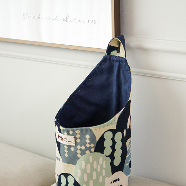 [바이핸즈] 퀼트패키지 소품 - 실용적인 바스켓 (블루)