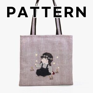 [바이핸즈] 퀼트도안 - 베이비엘 에코백 (개)