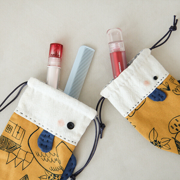 [바이핸즈] 퀼트패키지 소품 - 물고기 조리개 파우치 (2개 세트)