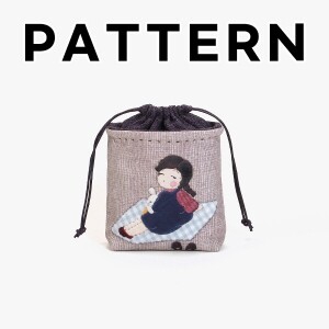 [바이핸즈] 퀼트도안 - 베이비앨 조리개 파우치 (개)