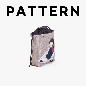 [바이핸즈] 퀼트도안 - 베이비앨 조리개 파우치 (개)