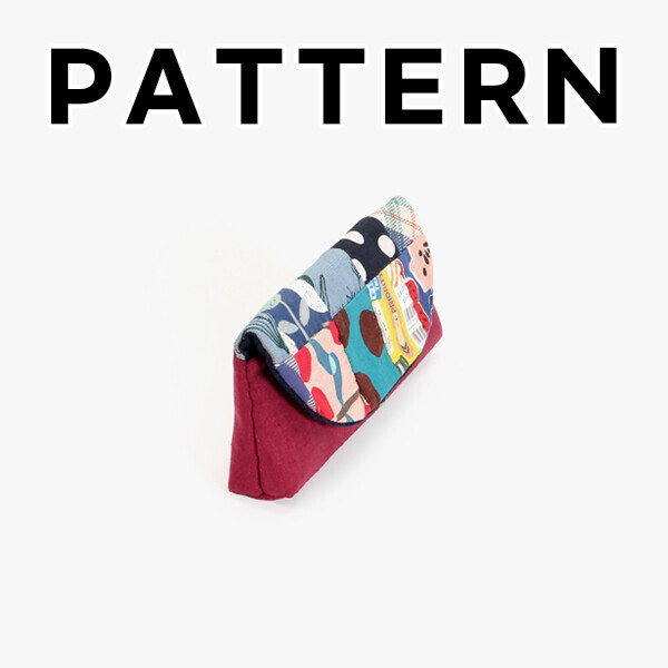 [바이핸즈] 퀼트도안 - 하프린넨 스퀘어 선글라스케이스