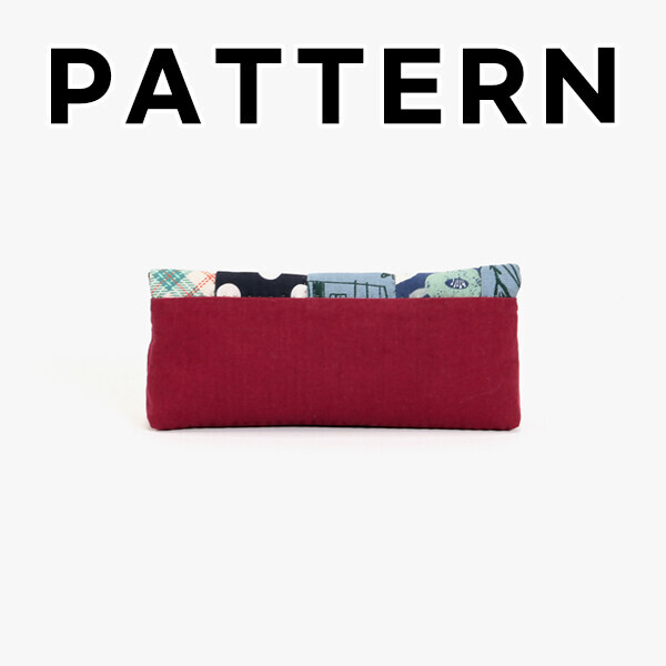 [바이핸즈] 퀼트도안 - 하프린넨 스퀘어 선글라스케이스