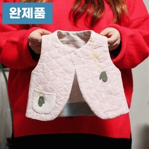 [바이핸즈] 퀼트완제품 소품 - 눈사람 조끼 (개)