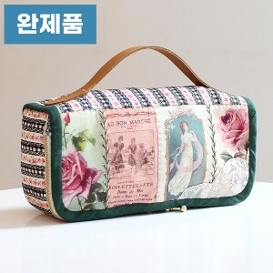 [바이핸즈] 퀼트완제품 소품 - 빈티지 로즈 샵 파우치 (개)