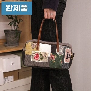 [바이핸즈] 퀼트완제품 가방 - 빈티지 로즈 토트백 (개)