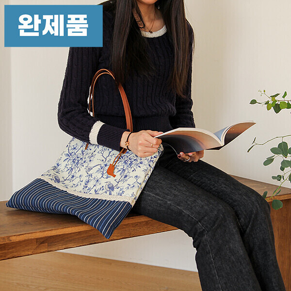 [바이핸즈] 퀼트완제품 가방 - 뜨왈드주이 클래식 에코백