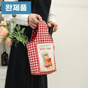 [바이핸즈] 퀼트완제품 가방 - 키티캣 양면 에코백 (개)