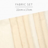 [원단패키지] 바이핸즈 아일렛 레이스 31 8종 - 22cm x 17cm BSH5427 (set)