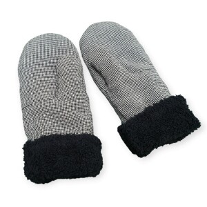 [핸드메이드뿌냐] 퀼트패키지 소품 - 양털 손모아 장갑 DIY 장갑 (기모면 잔체크) (개)