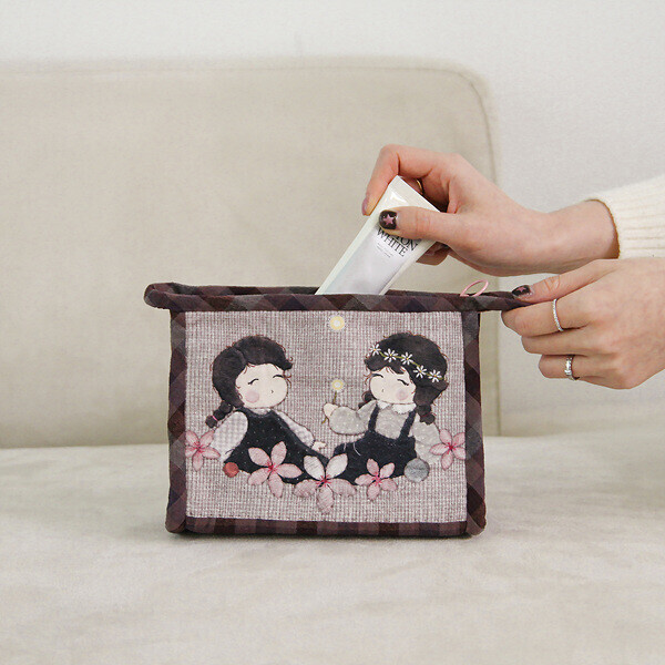 [퀼트바이엘&바이핸즈]  유튜브 영상제공 퀼트패키지 소품 - 베이비엘 파우치